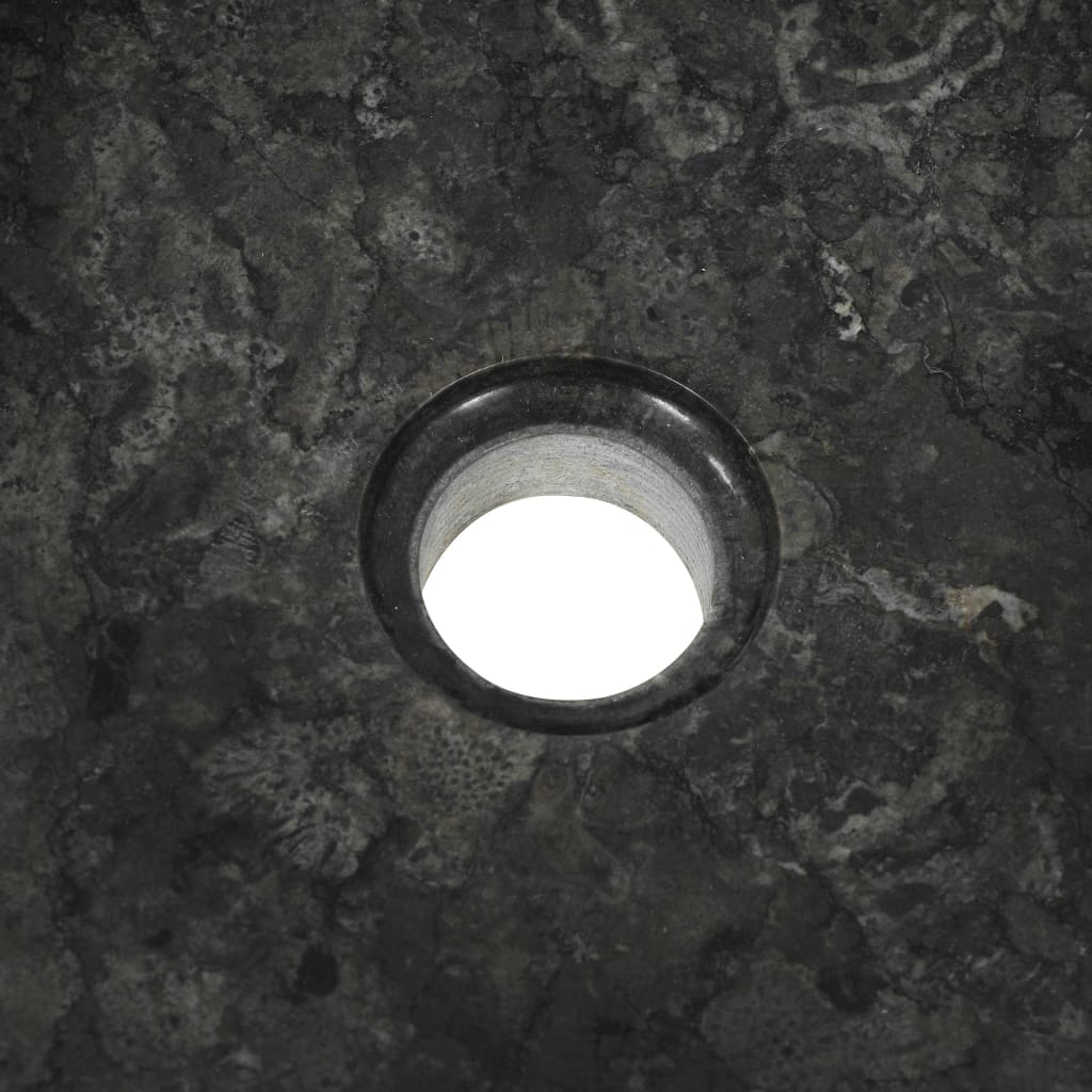 Gootsteen 40x12 cm marmer zwart