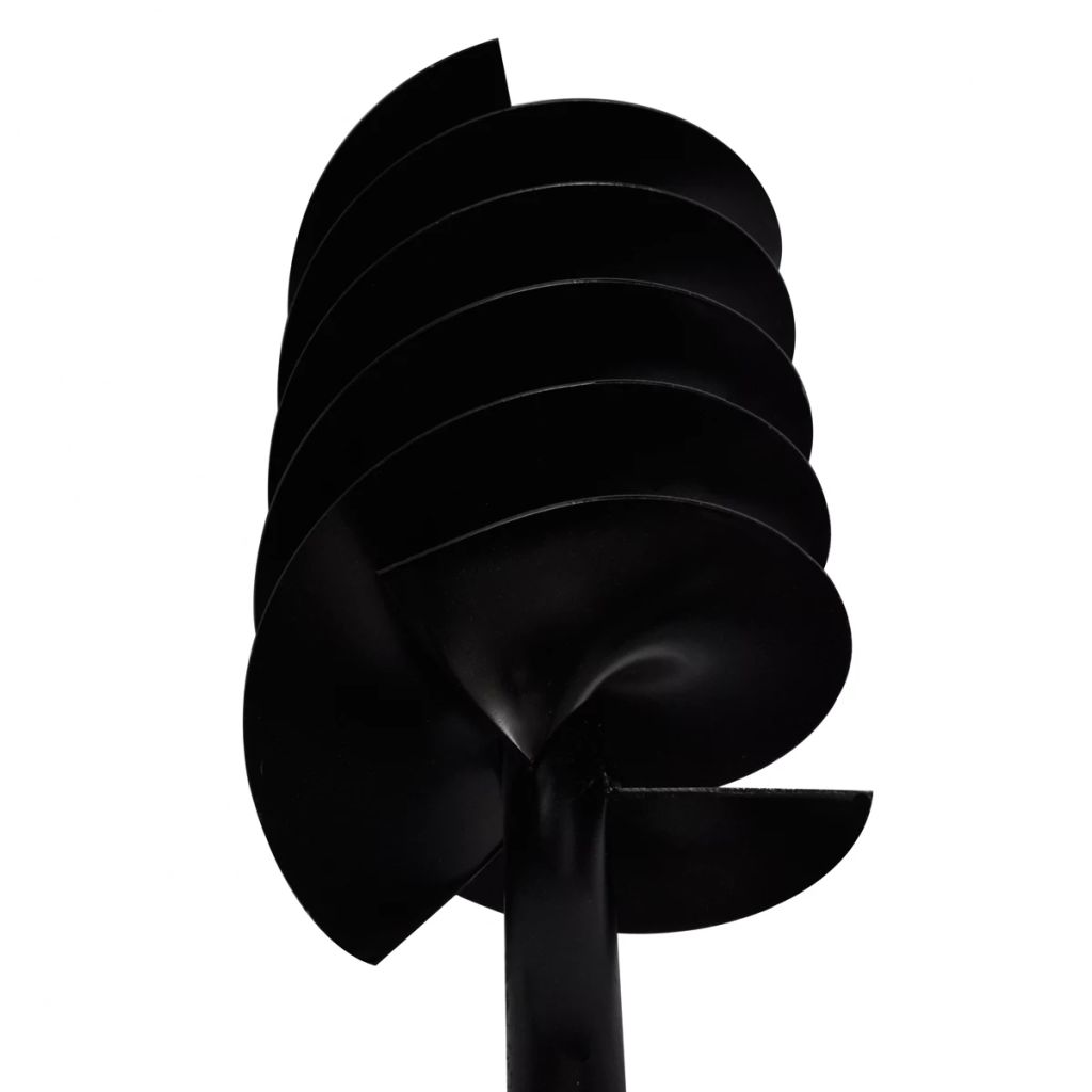 Grondboor met handvat en schroefkop 150 mm (zwart)