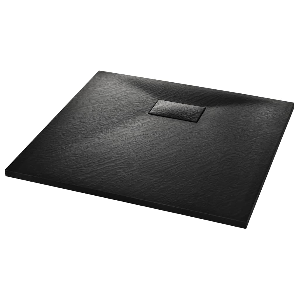 Douchebak 90x80 cm SMC zwart
