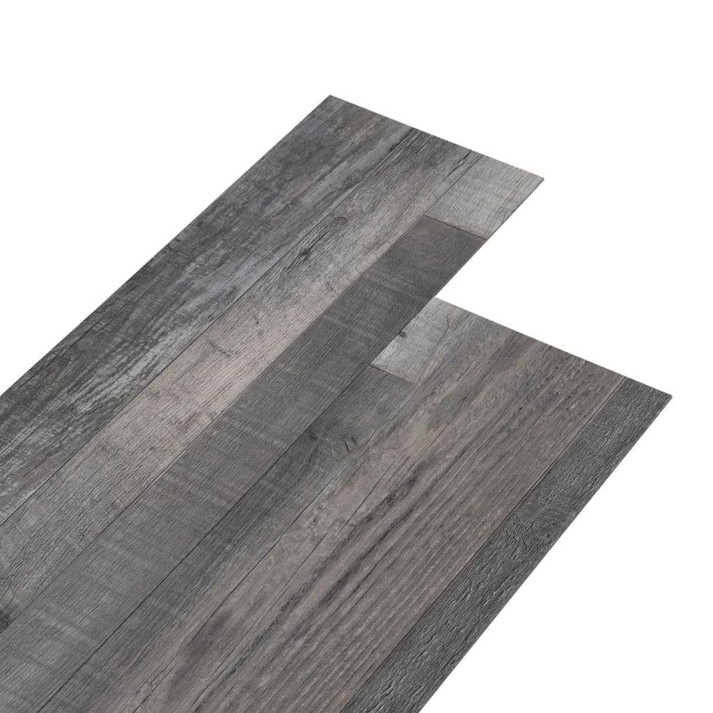 Vloerplanken zelfklevend 5,02 m² 2 mm PVC industrieel houtkleur