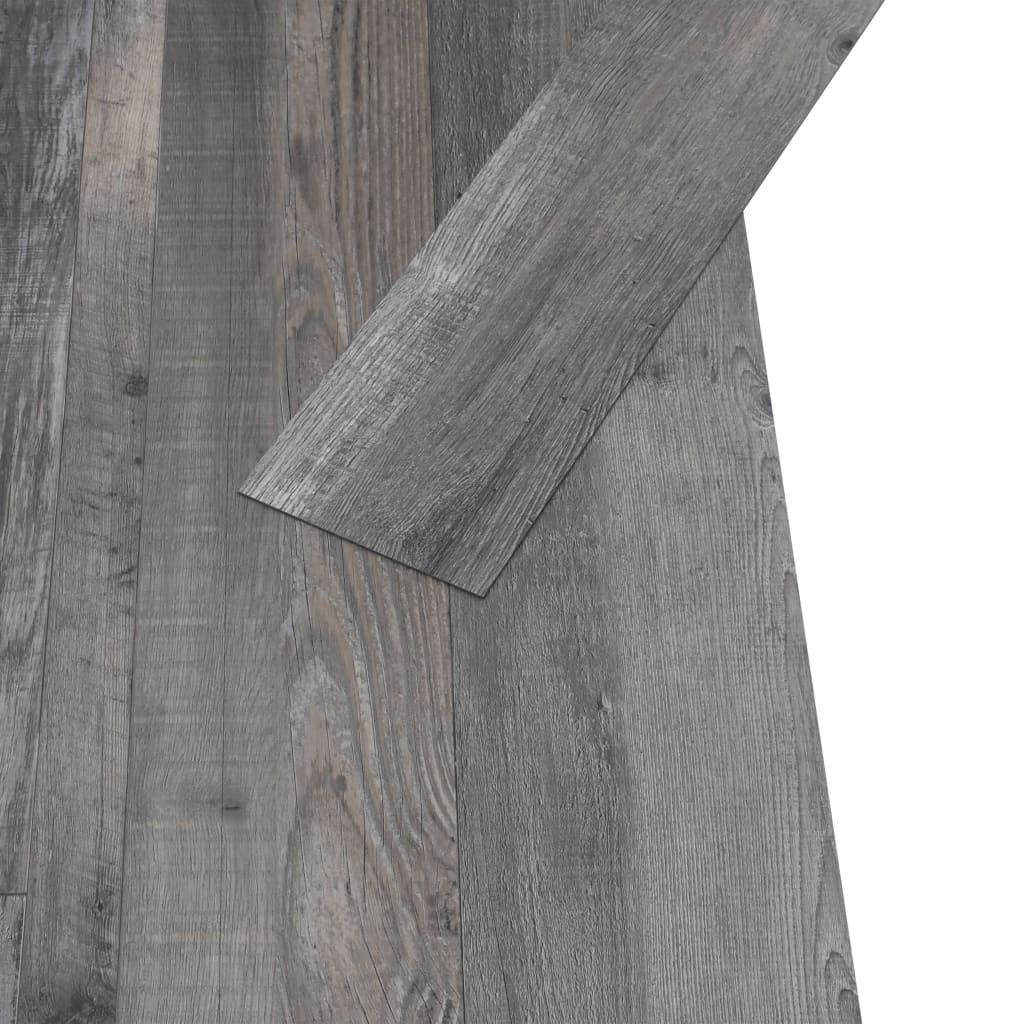 Vloerplanken niet-zelfklevend 5,26 m² 2 mm PVC industrieel hout