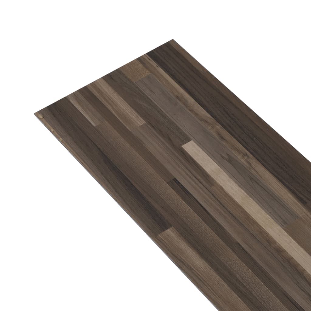 Vloerplanken zelfklevend 5,02 m² 2 mm PVC gestreept bruin