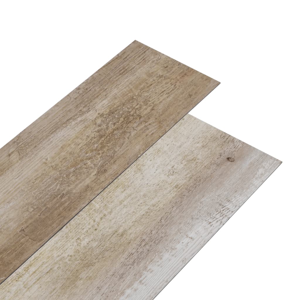 Vloerplanken niet-zelfklevend 5,26 m² 2 mm PVC woodwash