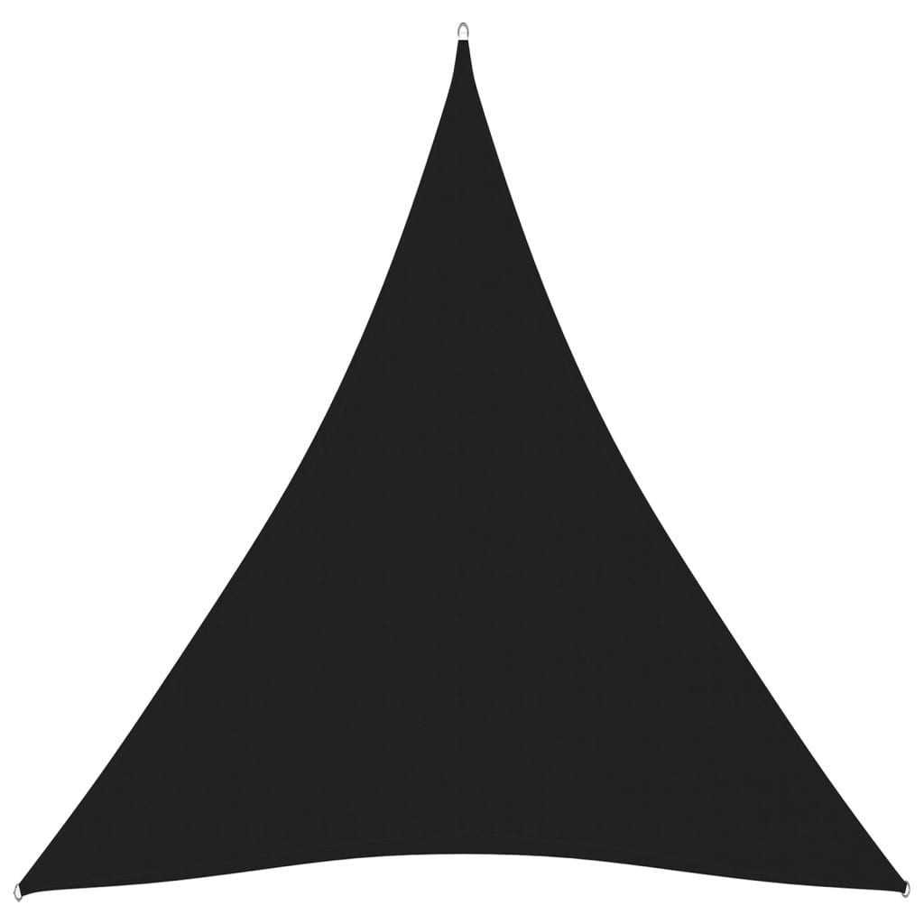Zonnescherm driehoekig 4x5x5 m oxford stof zwart